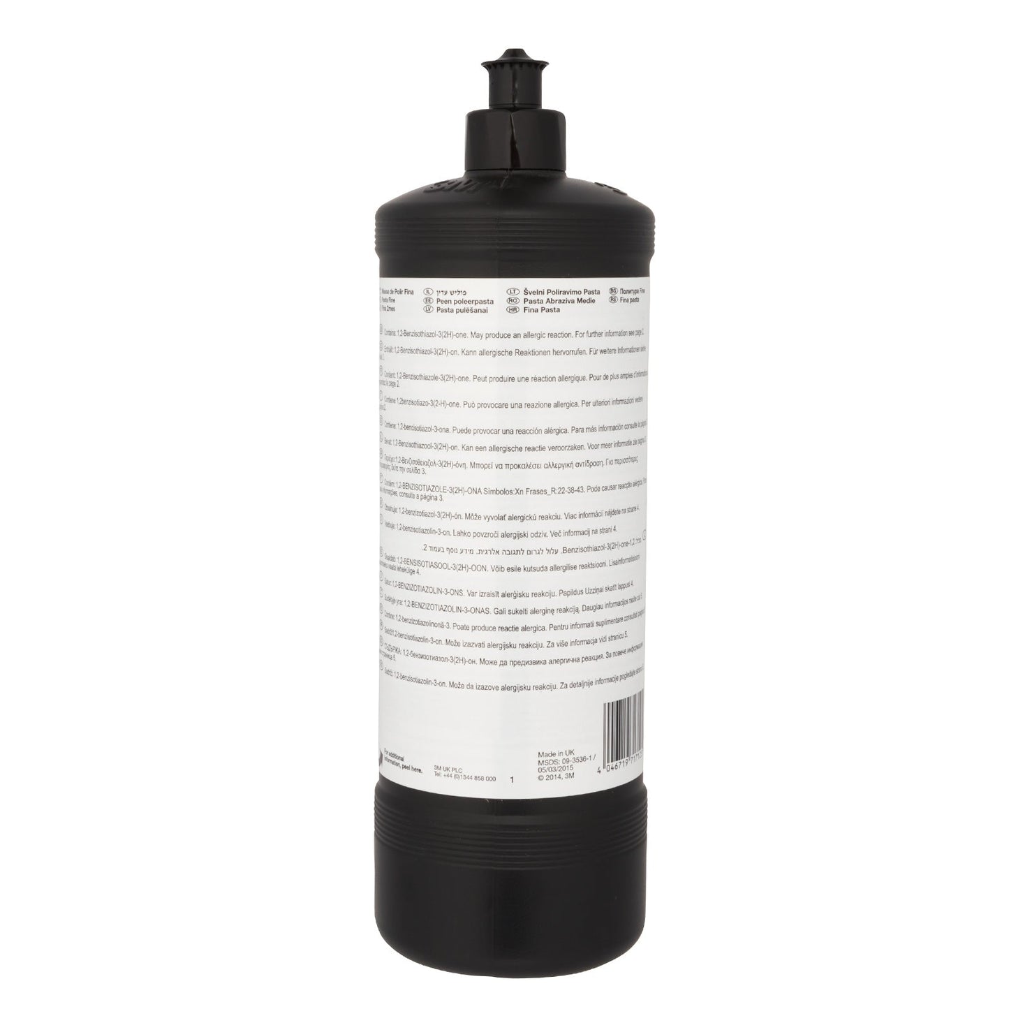 3M Perfect-It Fint Polermedel – 1 liter, Svart