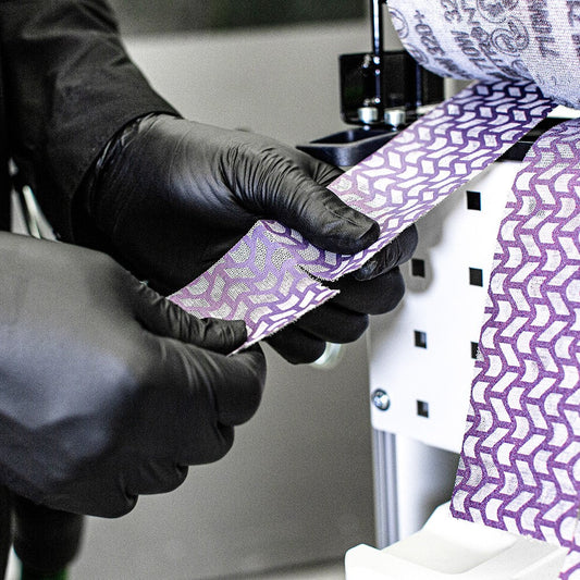 3M Cubitron II Nätslipark Rulle 70 mm x 10 m, 240+ – Finfinish med maximal dammhantering