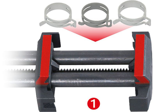 KS TOOLS Slangkläm-spännare Ø 6 - 40 mm
