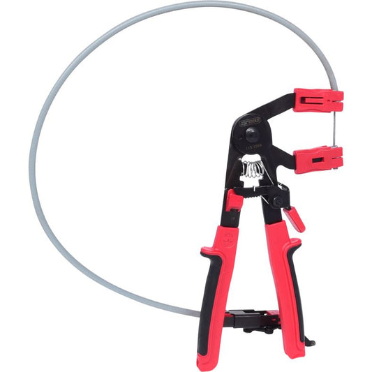 KS TOOLS Bränslelednings-tång med bowdenkabel för snabbkopplingar