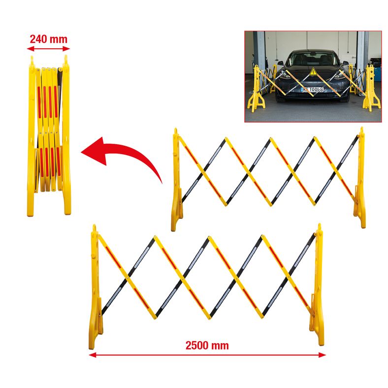 KS TOOLS Spärrstolpsset