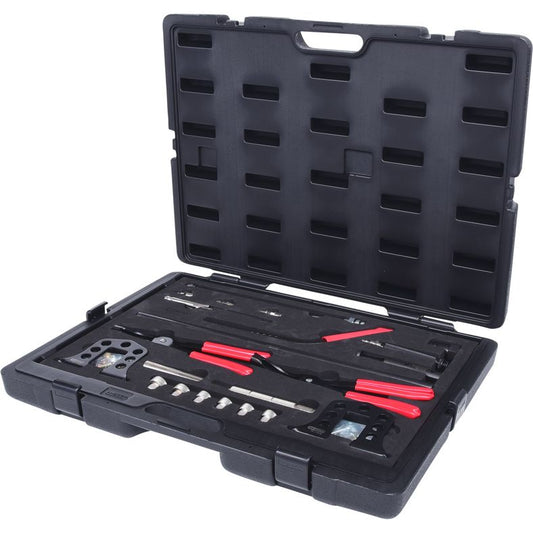 KS TOOLS Ventil-monterings-och avmonteringsverktygssats, 25-delars