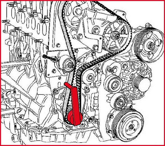 KS TOOLS Renault - Kamrem-spännverktyg KS150.1259