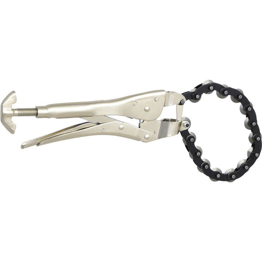 KS TOOLS Grip-kedjerörkapare för avgasrör i rostfritt stål Ø 19-83 mm