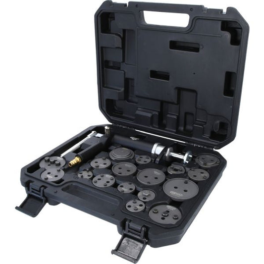 KS TOOLS Tryckluftsspindel bromskolvverktygssats, 18-delars.