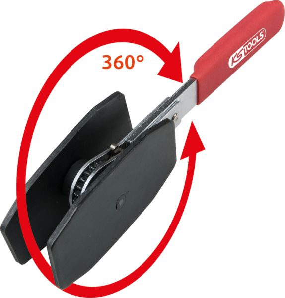 KS TOOLS Spärr-bromskolvsåterställare, omkopplingsbar