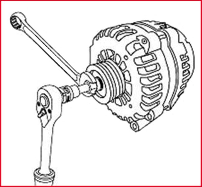 KS TOOLS 1/2” ljusmaskin-kombinyckel XZN, M10, 96 mm.