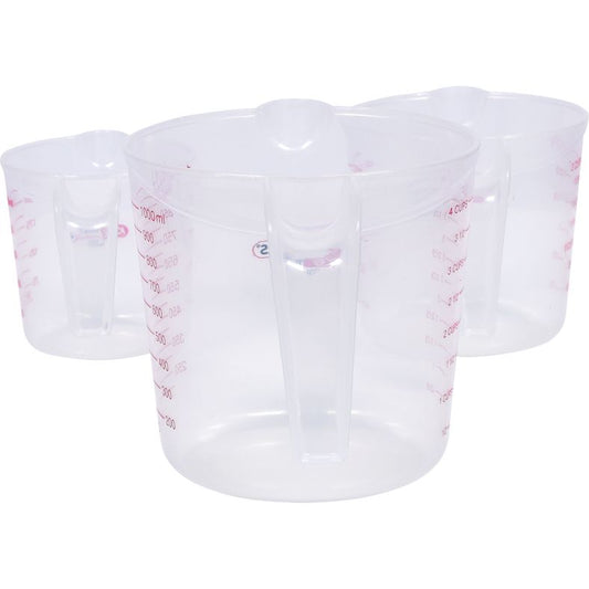 KS TOOLS Mätkopp-sats, 3-delars