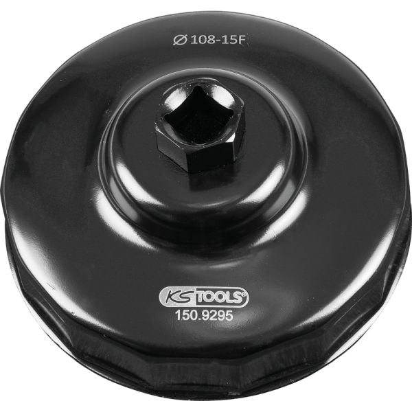 KS TOOLS 1/2" oljefilter-nyckel, 108 MM