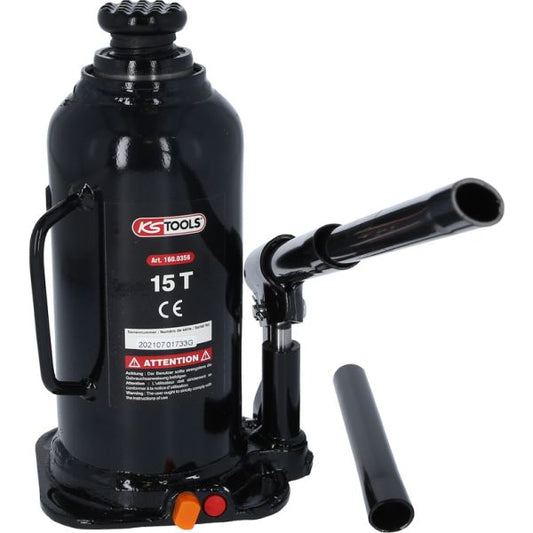 KS TOOLS Hydraulisk flaskdomkraft 15t