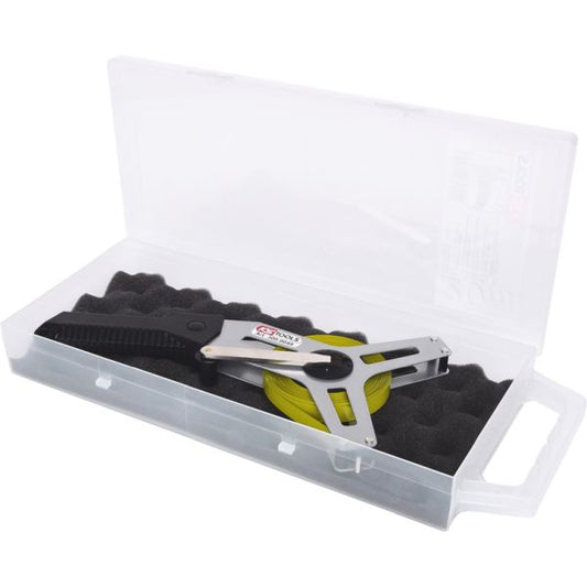 KS TOOLS okapslat måttband, med gult stålband, 20m