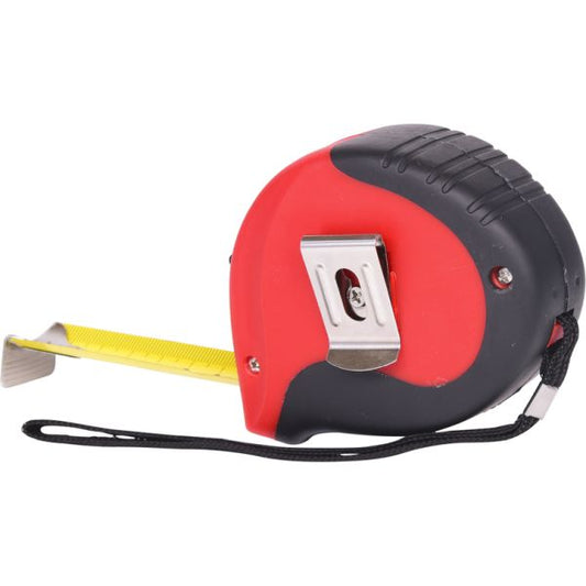 KS TOOLS Måttband med spärr, svart-rött, 8m, 25mm
