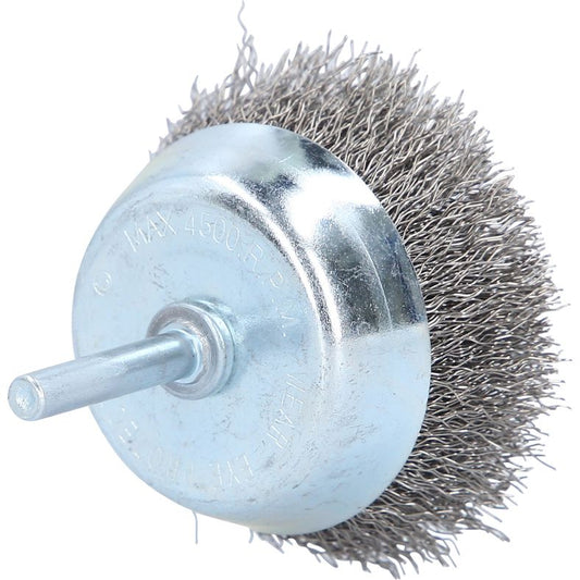 KS TOOLS rostfri ståltrådsborste 0,3mm, Ø 63mm