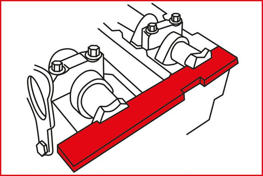 KS TOOLS Ford / Volvo - motorinställning-verktyg-sats, 4-delars