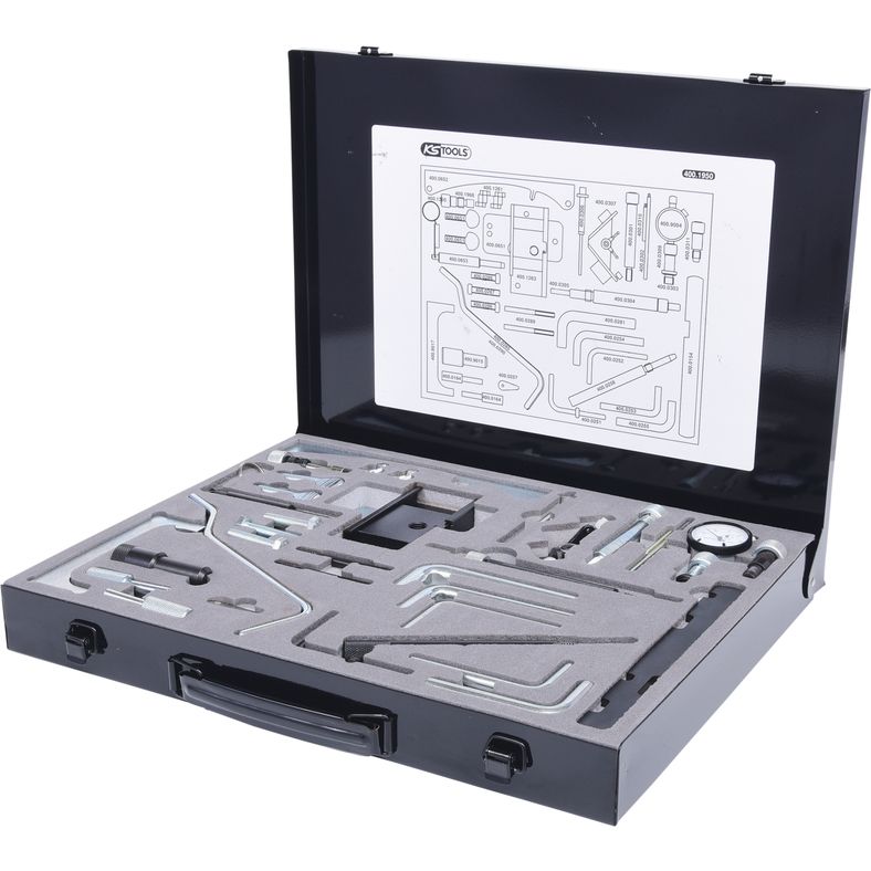 KS TOOLS Universell - motorinställning-verktyg-sats för dieselmotorer, 40