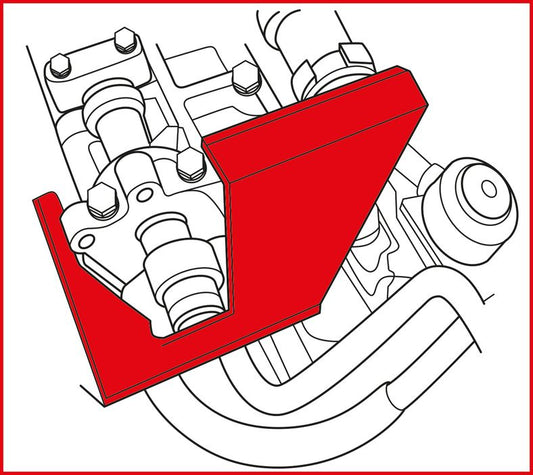 KS TOOLS Ford / Mazda - motorinställning-verktyg-sats, 4-delars