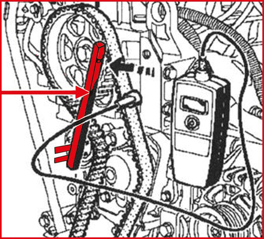 KS TOOLS Spännrulle-nyckel Renault