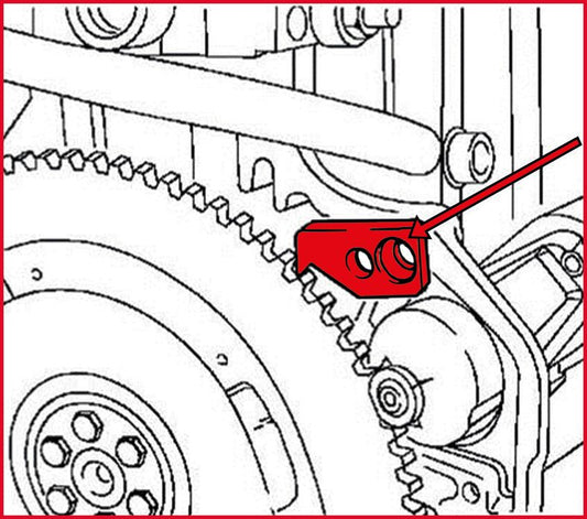 KS TOOLS Svänghjul-fixeringsverktyg KS400.9045