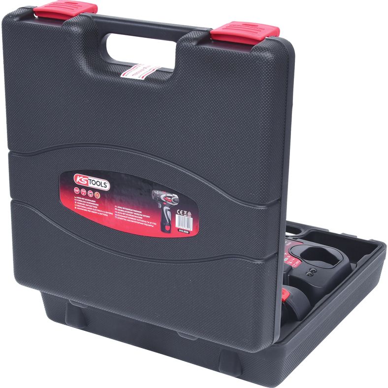 KS TOOLS batteridriven-slag-skruvmejsel, 1/4" 24Nm, 400 varv/min 10,8V,