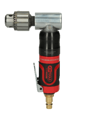 KS TOOLS SlimPOWER mini-tryckluft-vinkelborrmaskin