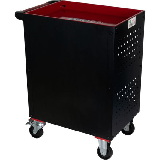 KS TOOLS ECOline-verkstadsservicevagn med beklädnad till hålplattorna