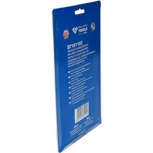 Brilliant Tools Sug/blåspistol (tryckluft) BT161103