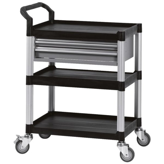 KS TOOLS verkstads-servicevagn med 2 lådor