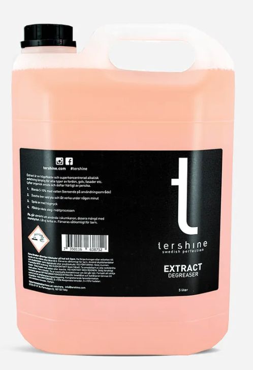 Tershine Extract - Degreaser, alkalisk avfettning, 5 L