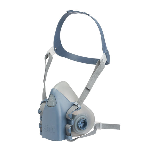 3M Halvmask 7500 – Andningsskydd i Storlek Medium med Hög Komfort och Effektiv Filtrering