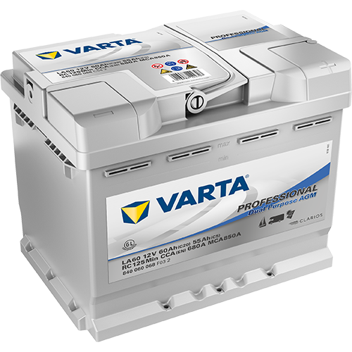 Varta Fritidsbatteri Professional Dual Purpose AGM 12V 55 ah