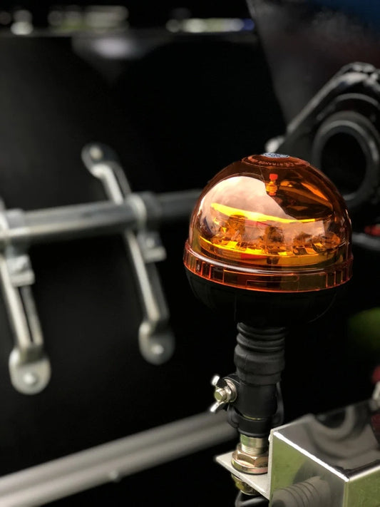 Strands Roterande Varningsljus LED 3 Funk. Stångmontage