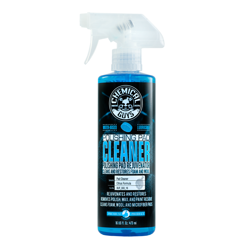 Chemical Guys Foam And Wool Citrus Based Pad Cleaner rengöring av polertrissor, 473 ml