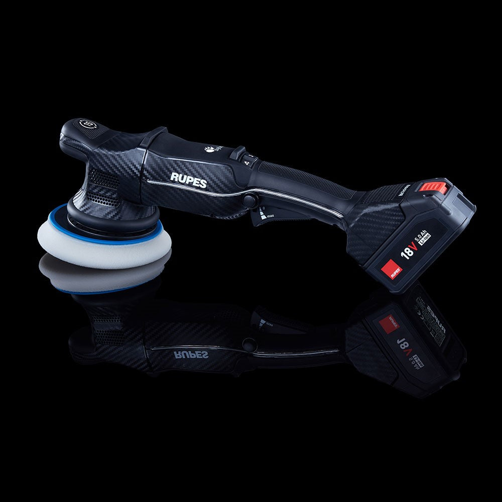 RUPES Polermaskin batteridriven oscillerande HLR15, 125 mm, BAS-kit