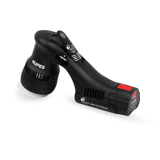 RUPES Polermaskin batteridriven oscillerande HLR75, 75 mm, STB-kit