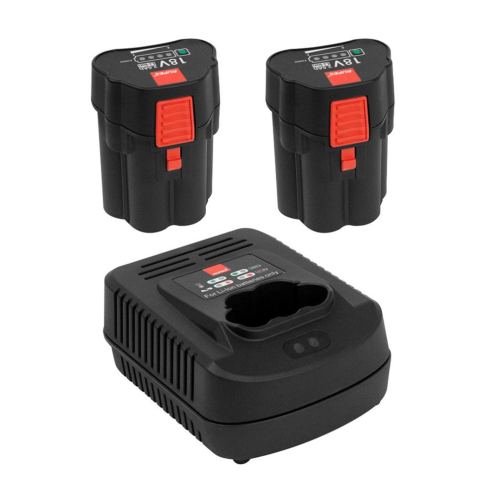 RUPES Polermaskin batteridriven oscillerande HLR75, 75 mm, LUX-kit