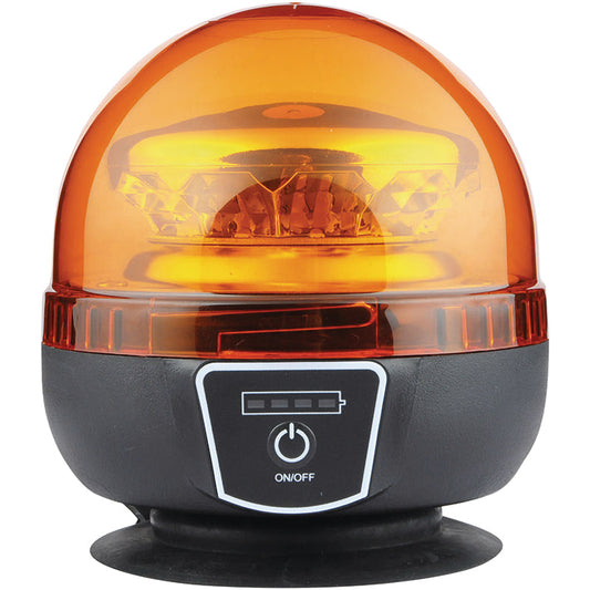 Strands Portabel Roterande Varningsljus LED Uppladdningsbar