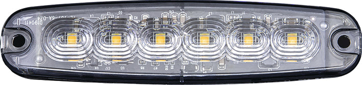 BLIXTLJUS ORANGE 6 LED, LED-varningsljus Strands lighting division