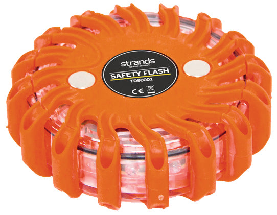 Strands lighting division VARNING/BLIXTLJ PUCKEN 12-24V 16LEDs ORANGE.LADDBAR