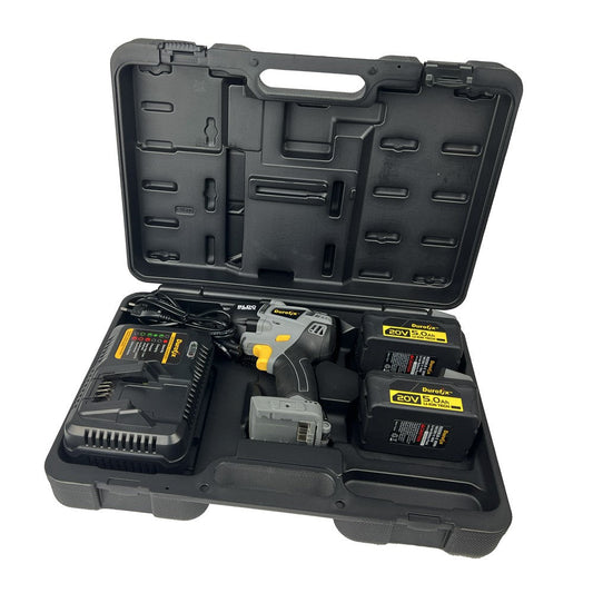 Durofix Mutterdragare 1/2" 20V – Komplett kit med 2 batterier och väska