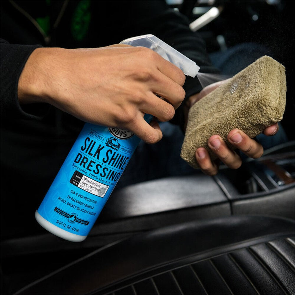 Chemical Guys Silk Shine Dressing återställer plast och gummi, 473 ml