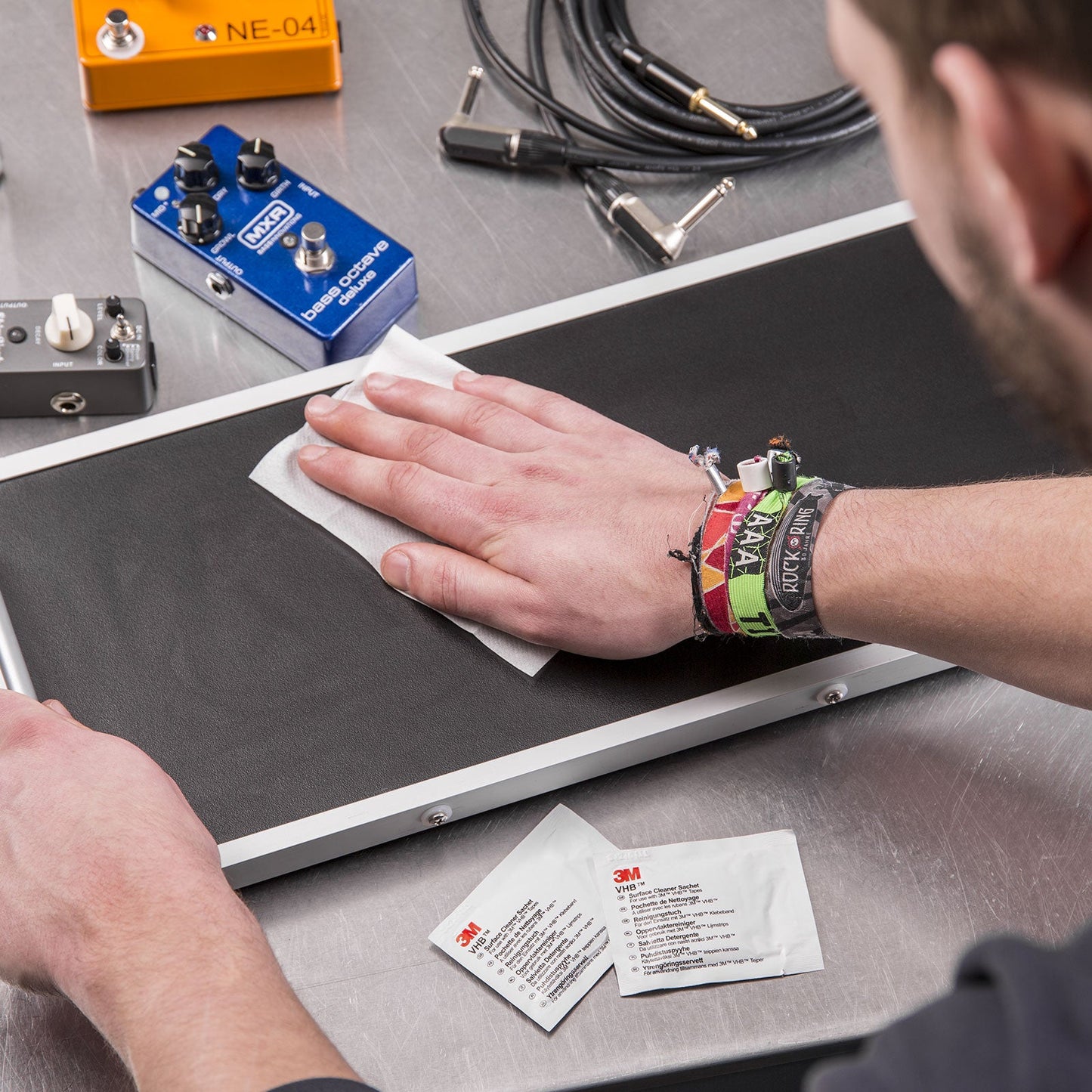 3M VHB Ytrengöringsservett 100-PACK – För optimal vidhäftning vid limning