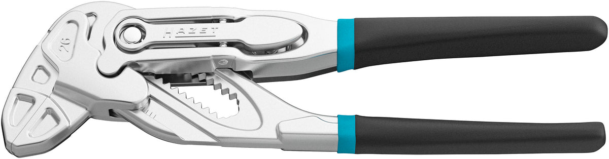 Hazet 762-12 Tångnyckel 125 mm – kompakt, precisionsfräst polygriptång med enhandsjustering