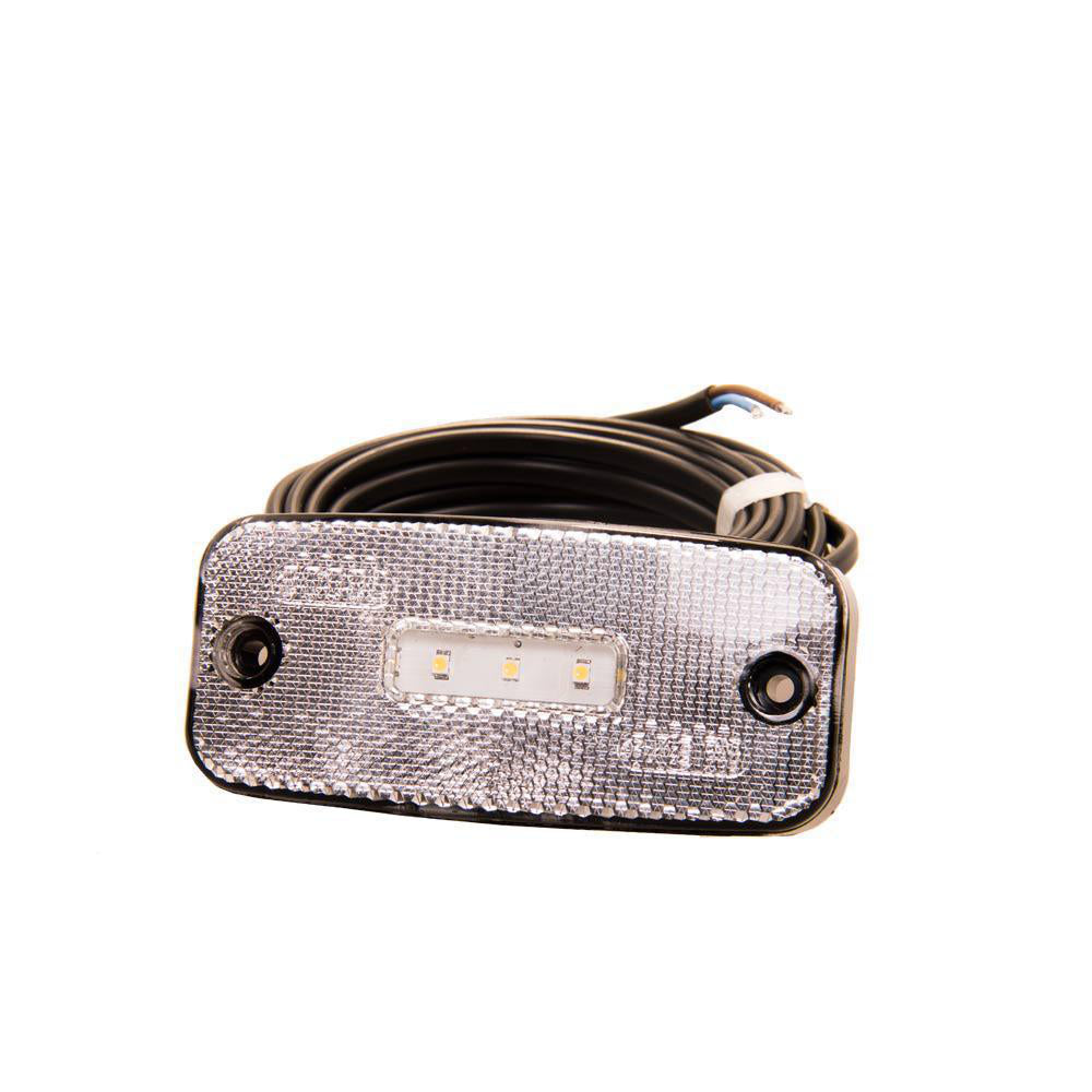 Strands Positionsljus Vit LED 10m Kabel