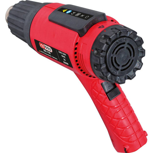 KS Tools Varmluftspistol 2000W – Komplett sats med 4 munstycken