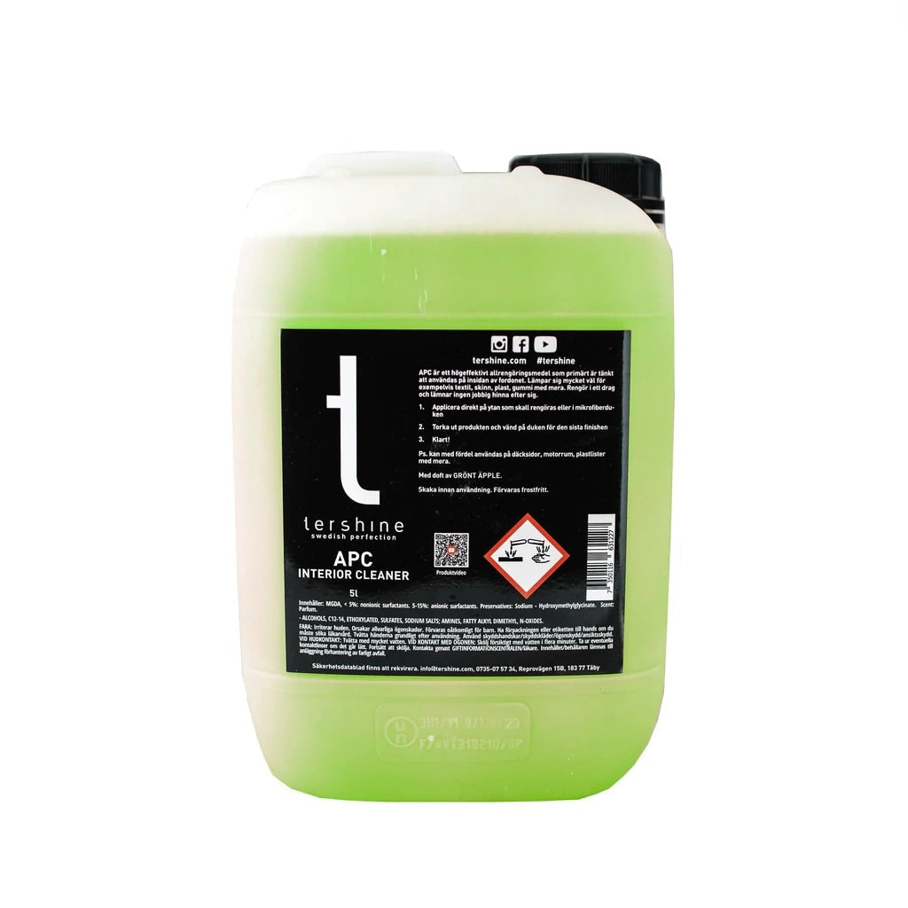 Tershine APC - Interior Cleaner, allrengöring, grönt äpple 5 L