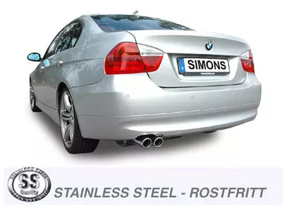 BMW E90/91 6-c 3/07- Sportsystem 2*80