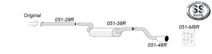 Avgassystem Mazda 3 MPS