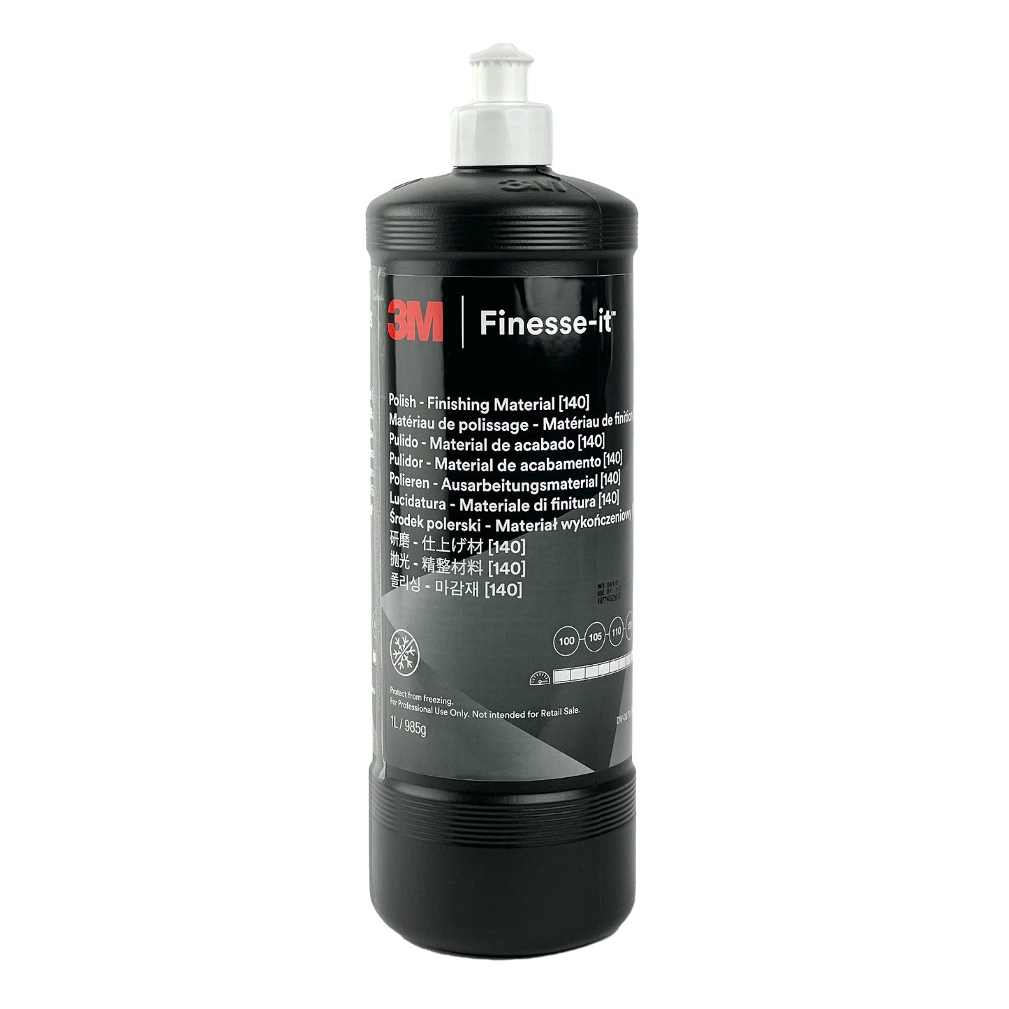 3M Finesse-it Polervätska – Vax och silikonfritt polermedel - 1 liter