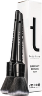 Tershine Supersoft Brushes, supermjuka penslar, 2-pack
