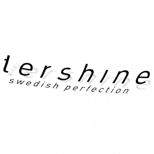 Tershine Dekal – "tershine - swedish perfection", Utskuren, 30 cm, Svart